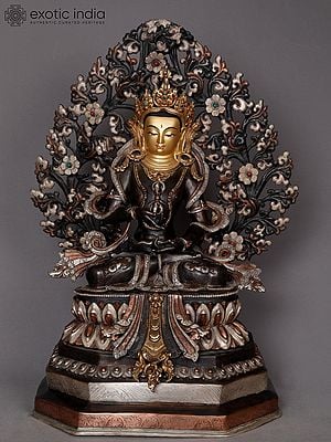 23" Tibetan Buddhist Deity Vajrasattva From Nepal