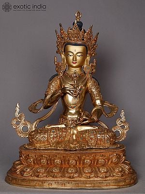 19" Tibetan Buddhist Deity Vajrasattva From Nepal