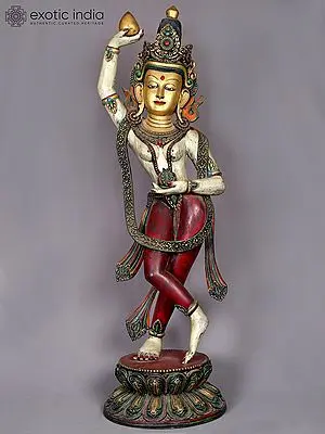 40" Large Wooden Lokeshvara (Chintamani)