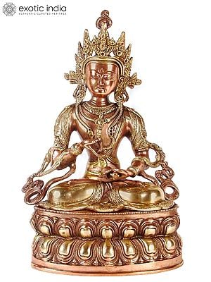 13" (Tibetan Buddhist Deity) Vajrasattva - The Divine Priest In Brass | Handmade | Made In India