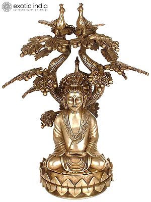 Buddha in Dhyana Under Tree