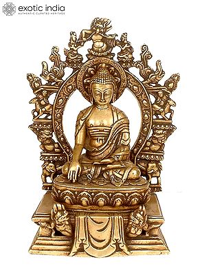 10" The Six Perfections of Buddha In Brass | Handmade | Made In India