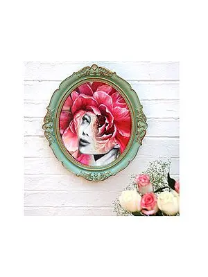 The Allure | Mixed Media Painting with Frame