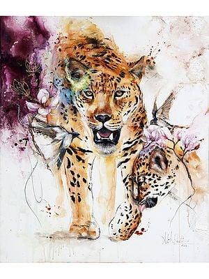 The Roar | Painting by Alika Bhatt