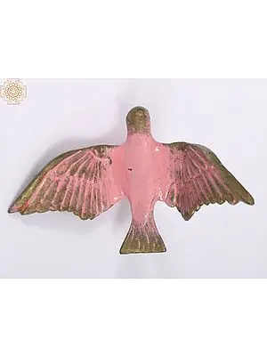 5" Brass Hand-Painted Beautiful Bird | Wall Decor