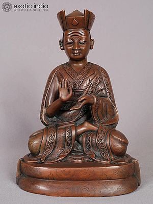 9" Copper Karmapa from Nepal