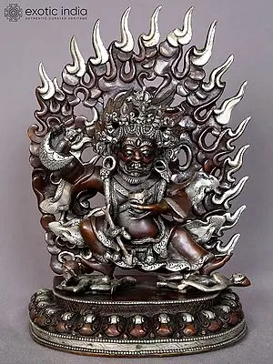 8" Kajupa Mahakala Copper Statue from Nepal