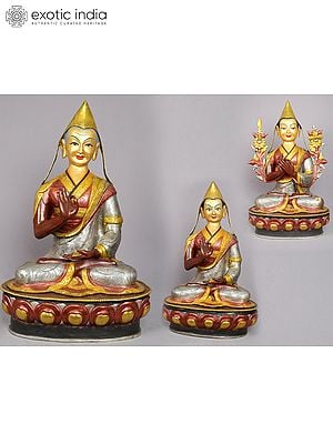 The Founder of Gelugpa Order- Tsongkhapa (Set of 3) from Nepal