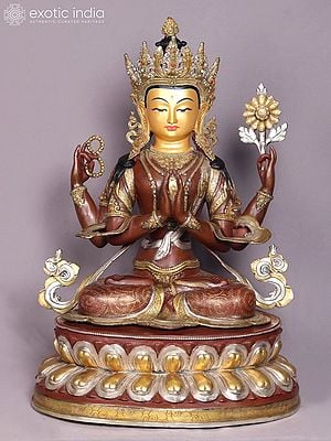 26" Kharchari Copper Statue from Nepal
