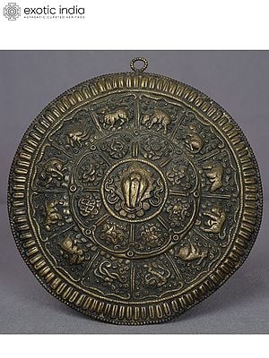 6" Nakshatra Mandala Wall Hanging From Nepal