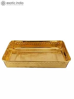 Brass Pooja Serving Tray