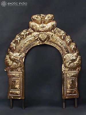 Thiruvachi Arch Brass Temple Prabhavali