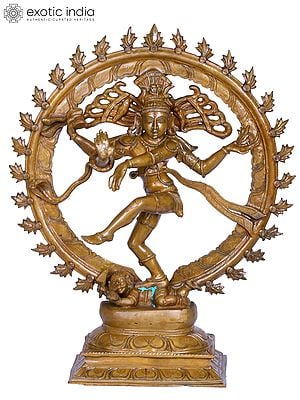 19" Lord Shiva as Nataraja Bronze Statue