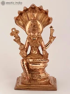 6'' Hindu Deity Snake Goddess | Bronze Statue