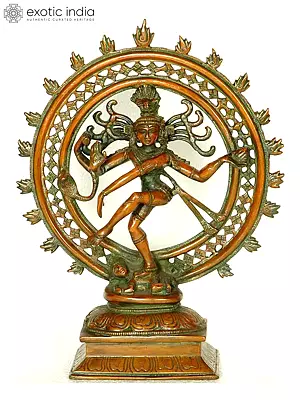 11" Brass Lord Shiva as Nataraja Statue | Handmade | Made in India