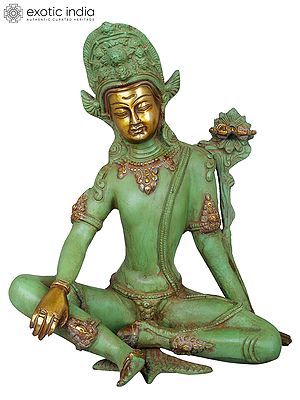 10" Indra - The Most Popular Vedic God In Brass | Handmade | Made In India