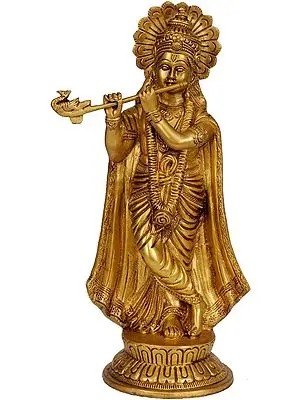 Fluting Krishna