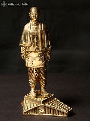 7'' Statue Of Unity (Sardar Vallabhbhai Patel) | Brass Statue