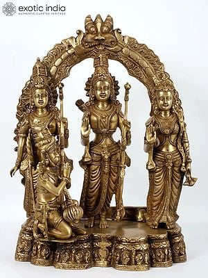 25'' Ayodhaya Rama Darbar | Brass