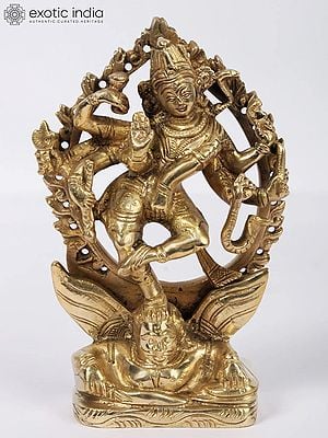 6'' Lord Dancing Shiva (Nataraja) | Brass Statue