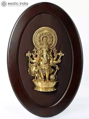 Drishti Ganesha (Framed Sculpture)