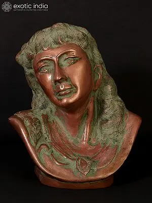 10" Lady from The West | Brass Statue