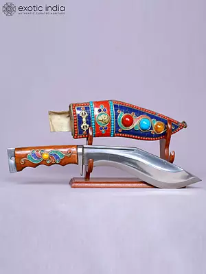 13" Afghani Stone Khukuri From Nepal