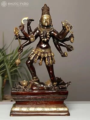 24" Ashtabhujadhari Kali in her Iconic Posture
