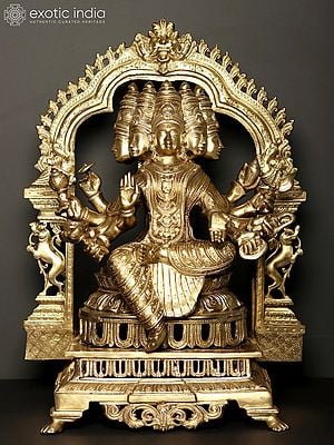 25" Goddess Gayatri - Mother of the Vedas | Bronze Statue