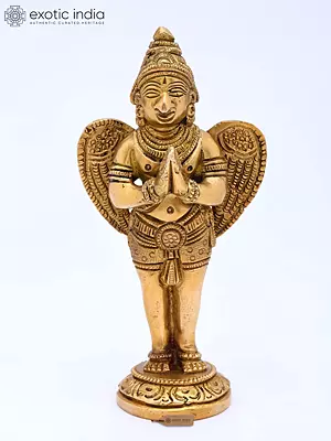 5" Small Garuda Statue - God of Strength and Vigilance