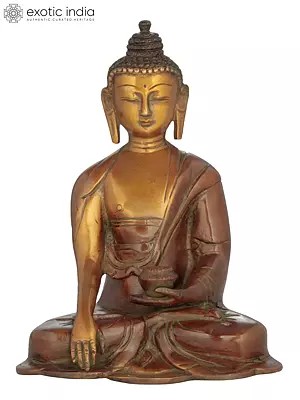 6" The Union of Samsara and Nirvana | Handmade Tibetan Buddhist Brass Statue