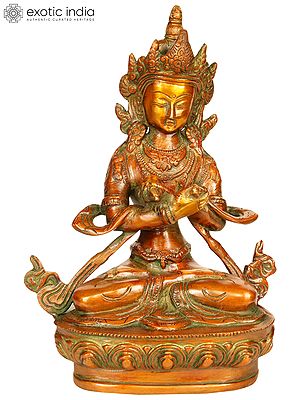 Tibetan Buddhist Deity Vajradhara Brass Statue – The Protector of Vajrayana