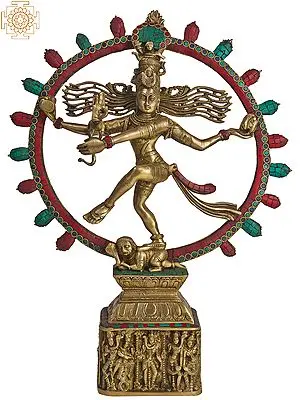 22" Nataraja In Brass | Handmade | Made In India