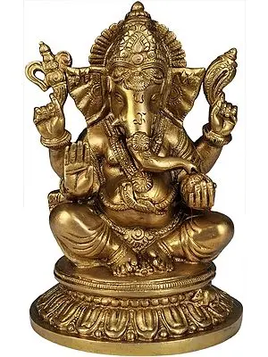 Lord Ganesha Granting Abhaya