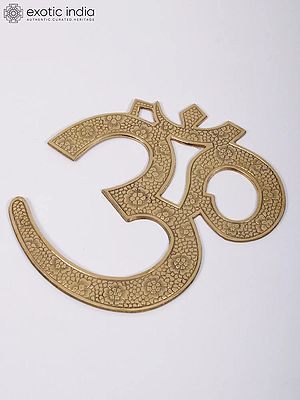Om (AUM) Wall Hanging in Brass