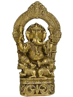 Enthroned Ganesha