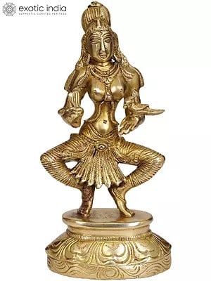 9" The Dancer In Brass | Handmade | Made In India