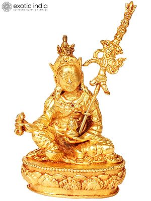 Guru Padmasambhava Small Statue from Nepal