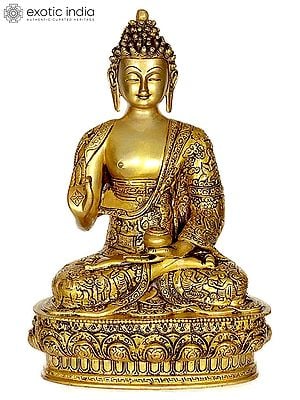 Lord Buddha - Tibetan Buddhist In Brass | Handmade | Made In India