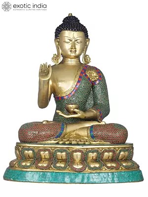 Tibetan Buddhist Deity Preaching Buddha