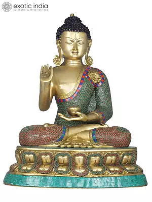 Tibetan Buddhist Deity Preaching Buddha
