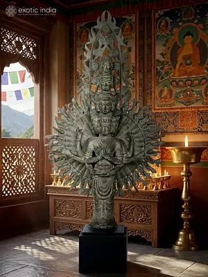 Tibetan Buddhist Deity Thousand Armed Avalokiteshvara