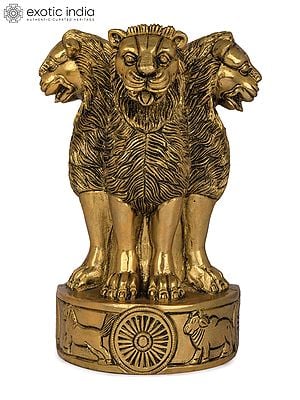 Ashoka Stambh (The National Emblem of India) Hollow Wall Hanging