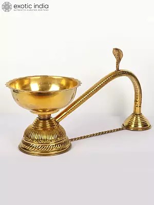 Brass Dhoop Dani with Handle (Multiple Sizes)