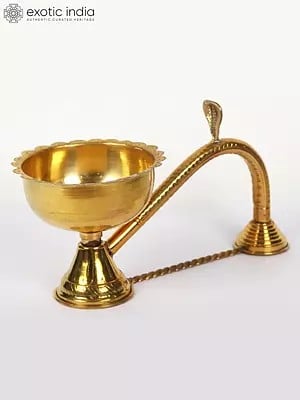 Brass Dhoop Dani with Handle (Multiple Sizes)