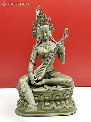 22" Nepalese Form of Saraswati | Handmade