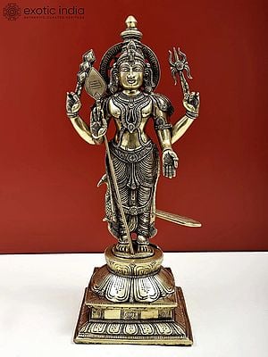 18" Karttikeya (Murugan) | Brass Statue | Handmade