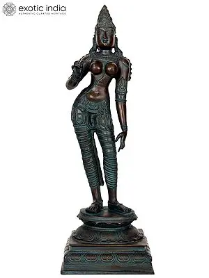 24" Devi Uma (Goddess Sivagami) | Handmade