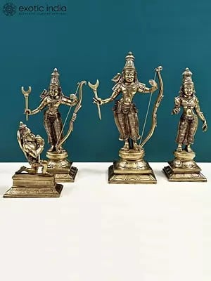 14" Rama Durbar In Brass | Handmade