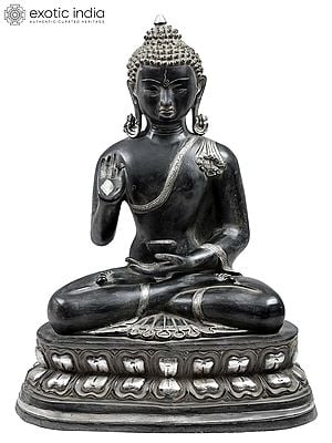 24" Gautam Buddha Preaching His Dharma | Brass Buddha